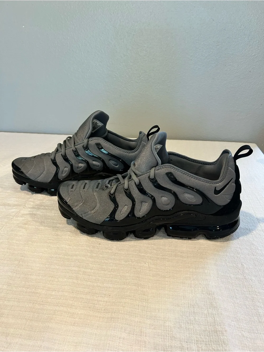 Nike Air VaporMax Plus Cool Grey Black Metallic Men's Size 14 CK0900-001